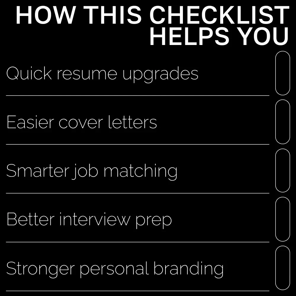 AI Job Hunt Mastery | Ultimate Job Search Checklist | Digital Download for Career Growth | Resume, Cover Letter & Interview Prep Guide | how to use ai for job search