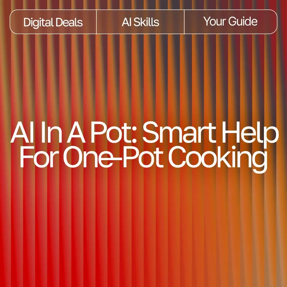 AI in a Pot: Smart Help for One-Pot Cooking | Digital One-Pot Guide for Busy Cooks | ai help for one-pot recipes | Meal Planning, Substitutions & AI Cooking Tips