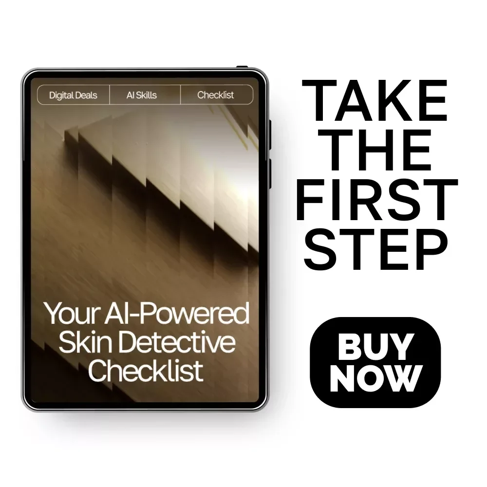 Your AI-Powered Skin Detective Checklist | Printable Guide for Smarter Skincare Tracking, ai tracking skin changes, Digital Self-Care Routine for Clearer Skin