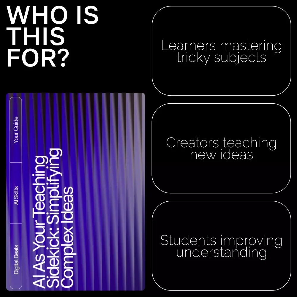 AI as Your Teaching Sidekick: Simplifying Complex Ideas | Digital Download Guide for Using AI Help for Explaining Complex Topics