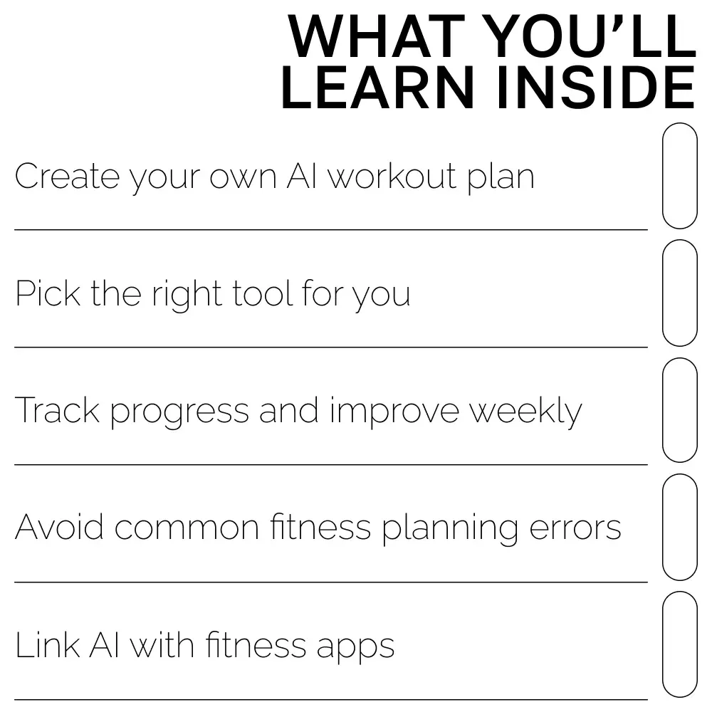 AI-Powered Fitness: Plan Your Perfect Weekly Workout | Digital Guide for Smarter Exercise Planning Using an AI Tool for Planning Weekly Exercise