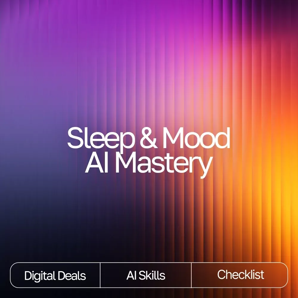 Sleep & Mood AI Mastery Checklist – Ultimate AI Tracker for Sleep and Mood, Daily Wellness & Emotional Balance Guide