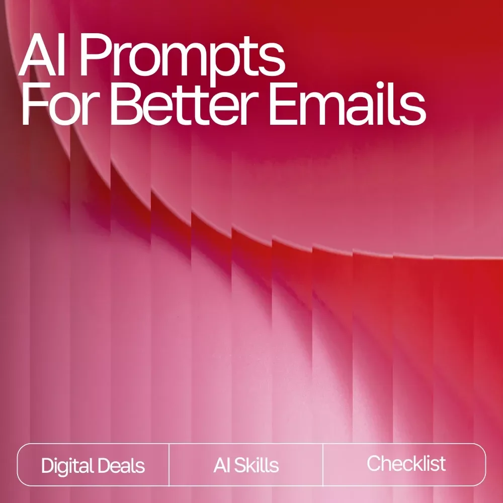 AI Prompts for Better Emails | Checklist for Faster, Clearer Communication | Digital Download for Email Writing Help