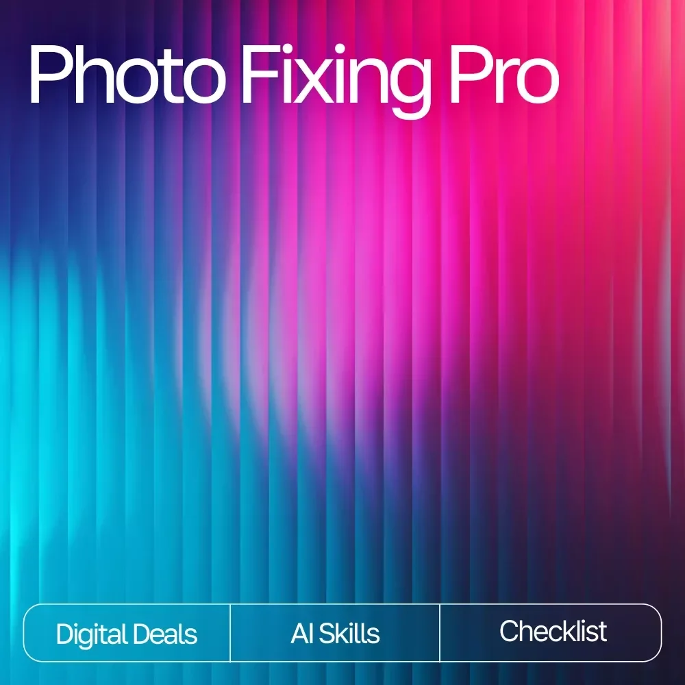 Photo Fixing Pro – Ultimate AI Photo Editing Checklist for Beginners & Creators | Digital Download | ai tools for fixing photo flaws Guide