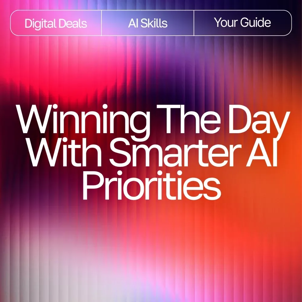 Winning the Day with Smarter AI Priorities | Productivity Guide for Entrepreneurs & Creators | ai prompts for task prioritization | Digital Download