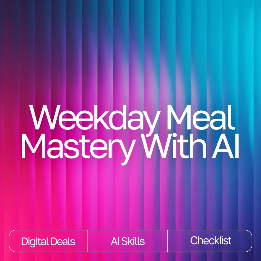 Weekday Meal Mastery with AI | Time-Saving Meal Planning Checklist for Busy Schedules | ai meal planning for busy weekdays Guide