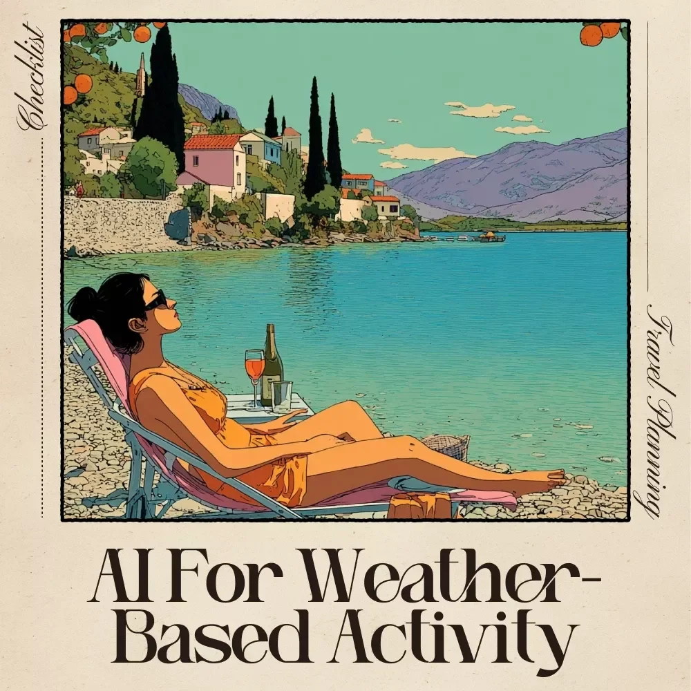 AI for Weather-Based Activity Checklist – Smart AI That Recommends Activities Based on Weather for Travel, Outdoor Fun & Daily Planning