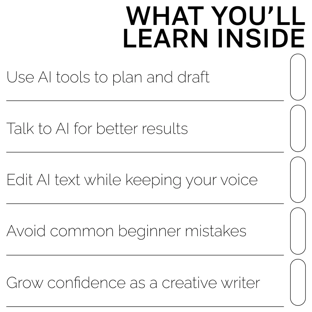 A Beginner’s Guide to AI Writing Help | Digital Download for Learning AI Writing Help for Beginners
