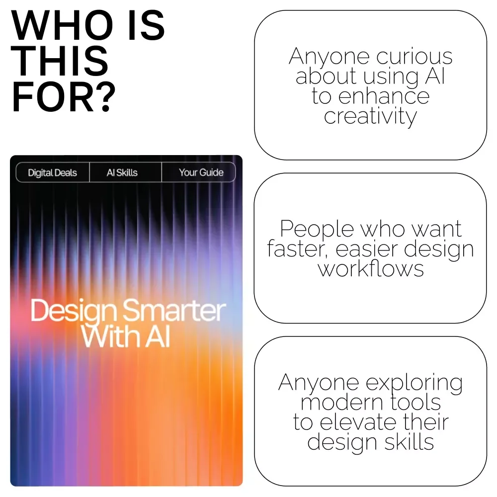 Design Smarter with AI – Ultimate Digital Guide for Designers | Learn how to use ai for design | AI Design Workflow Tips & Creative Strategies