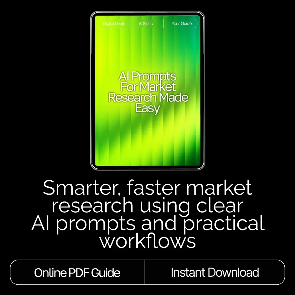 AI Prompts for Market Research Made Easy – High-Impact Research Guide for Entrepreneurs, Etsy Sellers & Digital Creators | Boost Insights Fast with ai prompts for market research