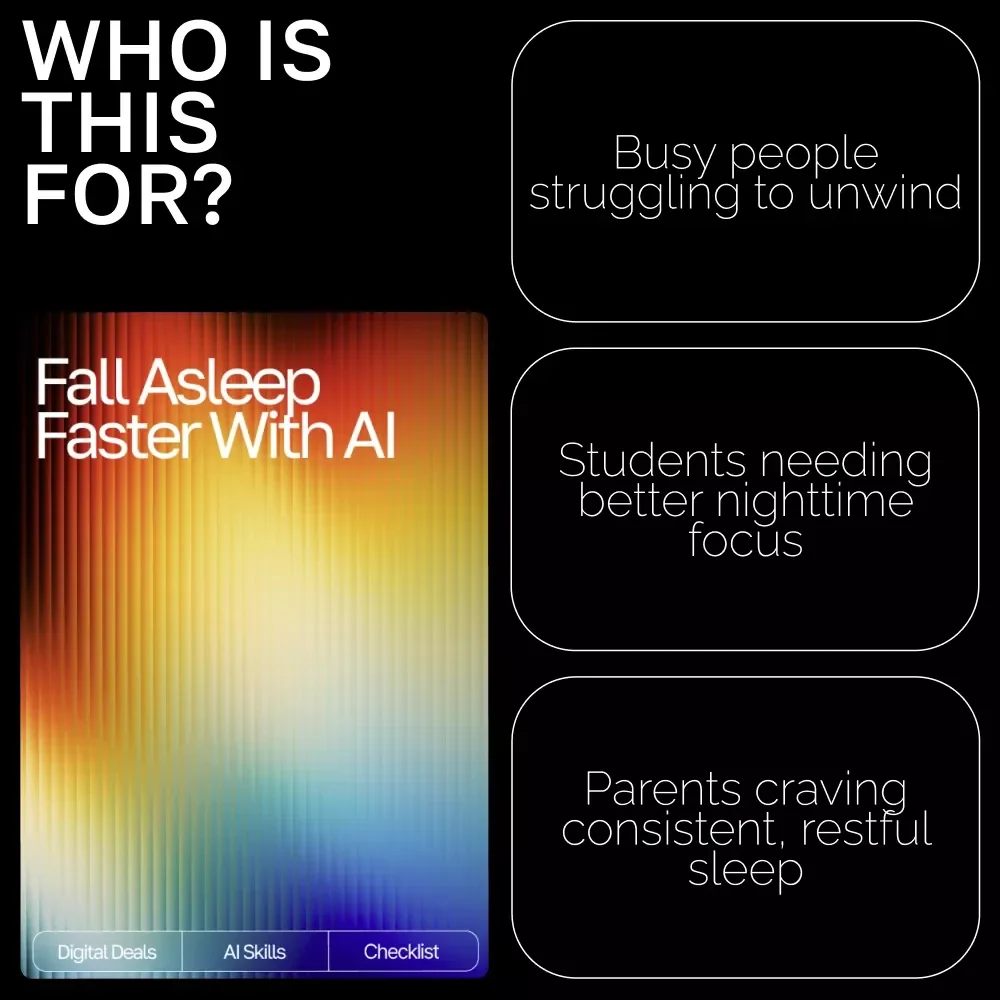 Fall Asleep Faster with AI | AI Help Falling Asleep Faster | Digital Checklist for Restful Nights and Calm Mornings