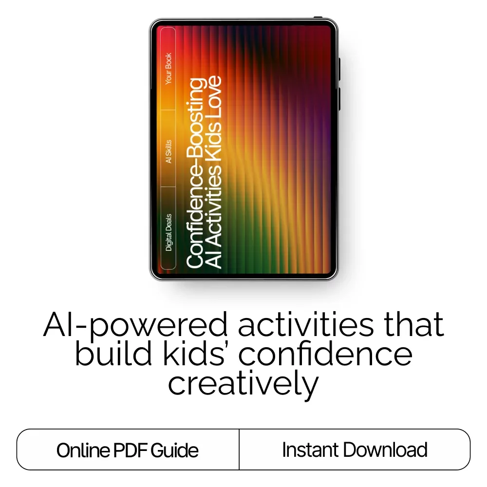 Confidence-Boosting AI Activities Kids Love | Digital Download Guide for Parents, Teachers & Homeschool | Confidence Builder eBook for Kids