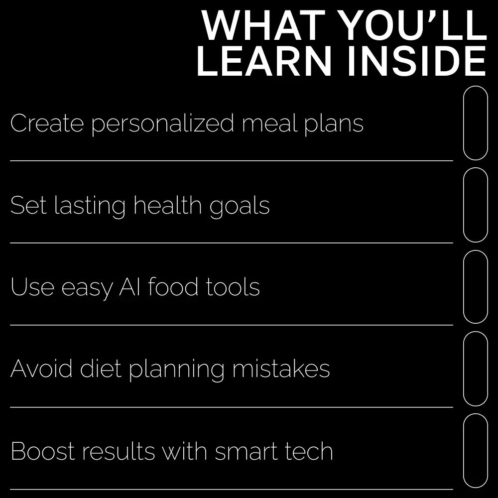 Using AI to Plan Weight Loss Meals | Digital Guide for Smarter Nutrition, Personalized Diet Planning & Healthy Eating with Artificial Intelligence