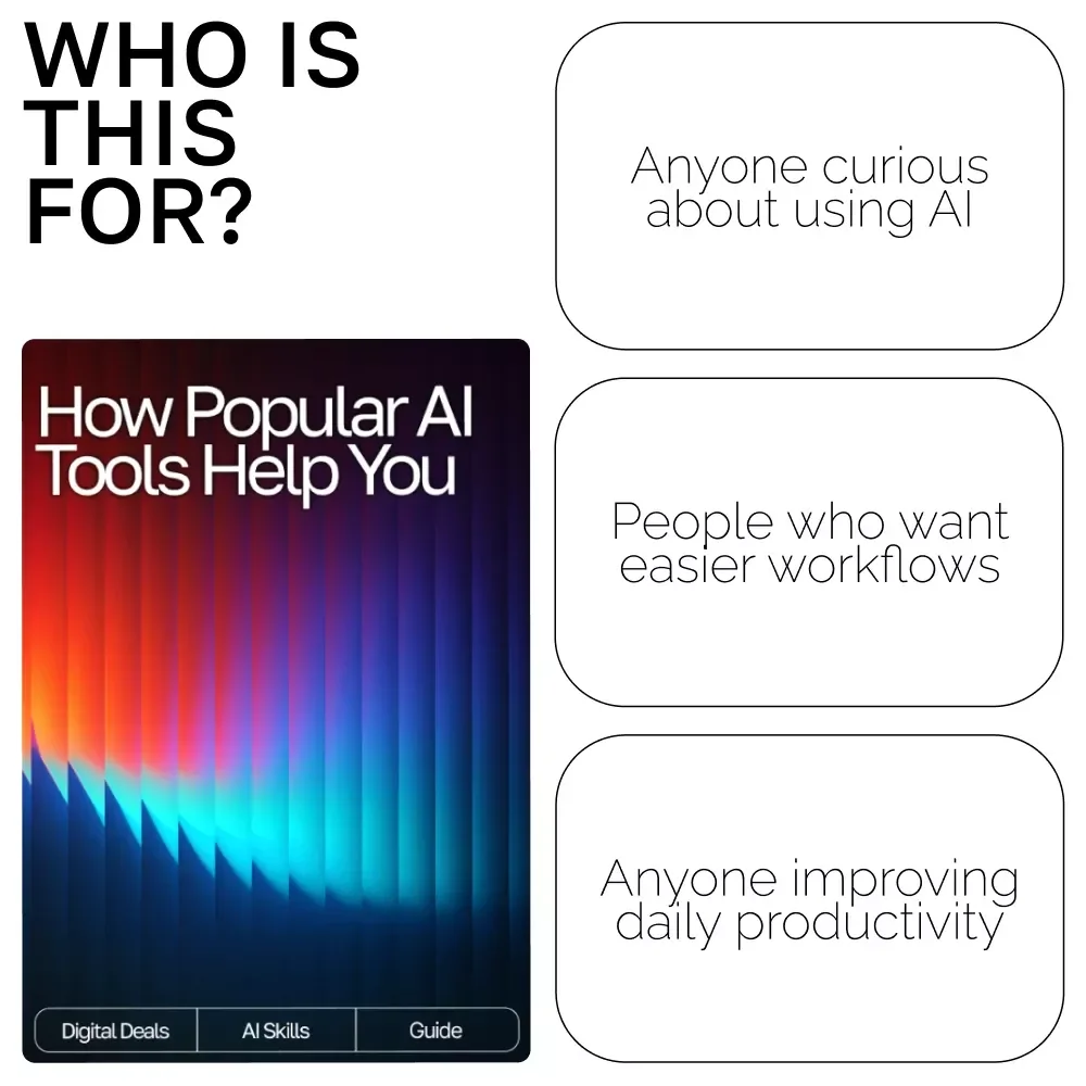 How Popular AI Tools Help You | SEO-Friendly Guide for Beginners | what popular ai tools can do for me | Digital Download