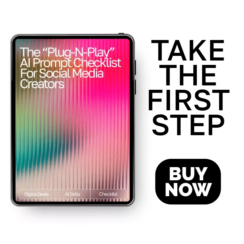 The “Plug-N-Play” AI Prompt Checklist for Social Media Creators – Editable Digital Download for Content Strategy, ai prompts for social media content, Instant Creator Workflow Guide (Etsy-Style)