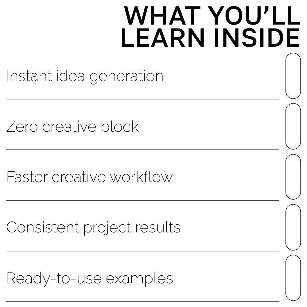 Reusable Prompt Templates for Creative Flow | Guide for Creators, Writers & Entrepreneurs | Digital Download | Reusable Prompt Templates for Idea Generation
