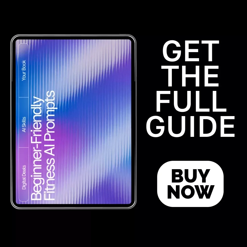 Beginner-Friendly Fitness AI Prompts | Editable Wellness eBook for Beginners | AI Prompts for Workout Planning | Digital Download for Easy, Smart Exercise (ai prompts for beginner-friendly fitness exercises)