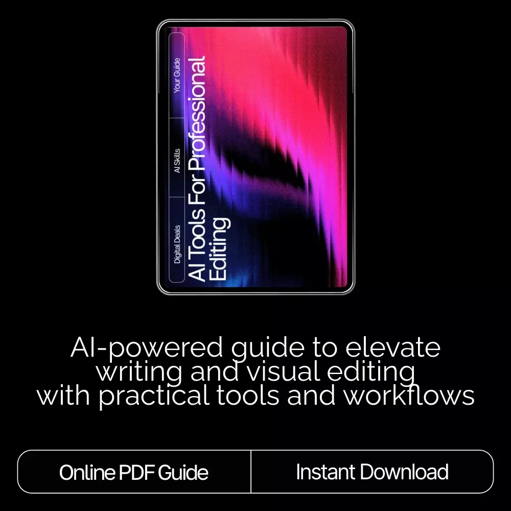 AI Tools for Professional Editing Guide – Complete Digital Download for Writers, Editors, Content Creators, and Designers | SEO Writing, Visual Editing & Workflow Optimization