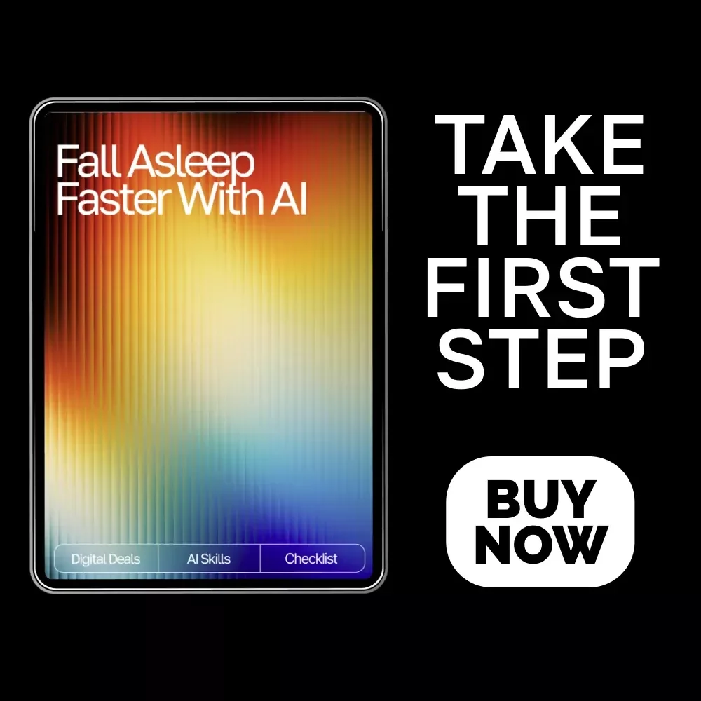 Fall Asleep Faster with AI | AI Help Falling Asleep Faster | Digital Checklist for Restful Nights and Calm Mornings