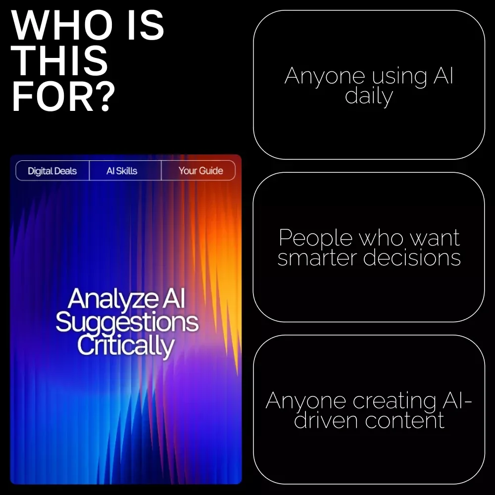 Analyze AI Suggestions Critically – Ultimate Guide on How to Analyze AI Suggestions Critically for Better Results, Spot Bias, and Improve Outputs