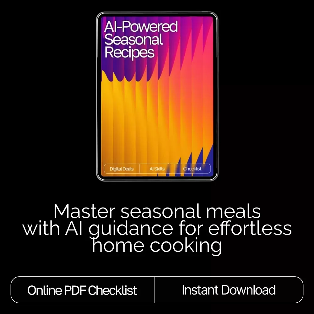 AI-Powered Seasonal Recipes: Ultimate Checklist for Home Cooking with AI Seasonal Recipes for Home Cooking