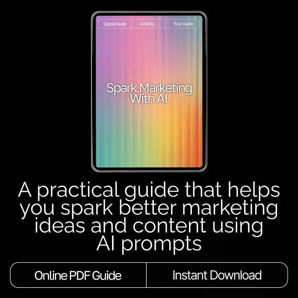 Spark Marketing with AI – Digital Guide for Marketers | AI Prompts for Marketing Ideas | Creative Campaign Inspiration for Social Media, Email, SEO & More