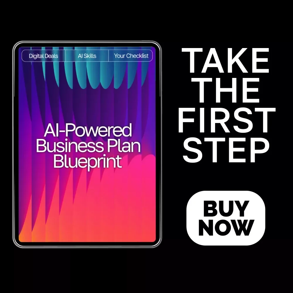 AI-Powered Business Plan Blueprint | Digital Download Guide, eBook & Checklist for Entrepreneurs, Startups & Small Business Planning