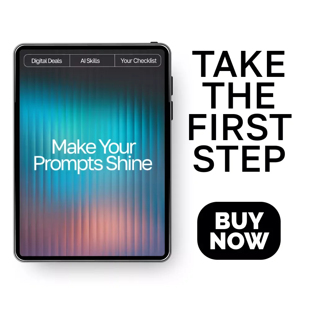 Make Your Prompts Shine – Ultimate Prompting Checklist for AI Success | Digital Download, Prompt Craft Guide, AI Writing Tool, Productivity Printable