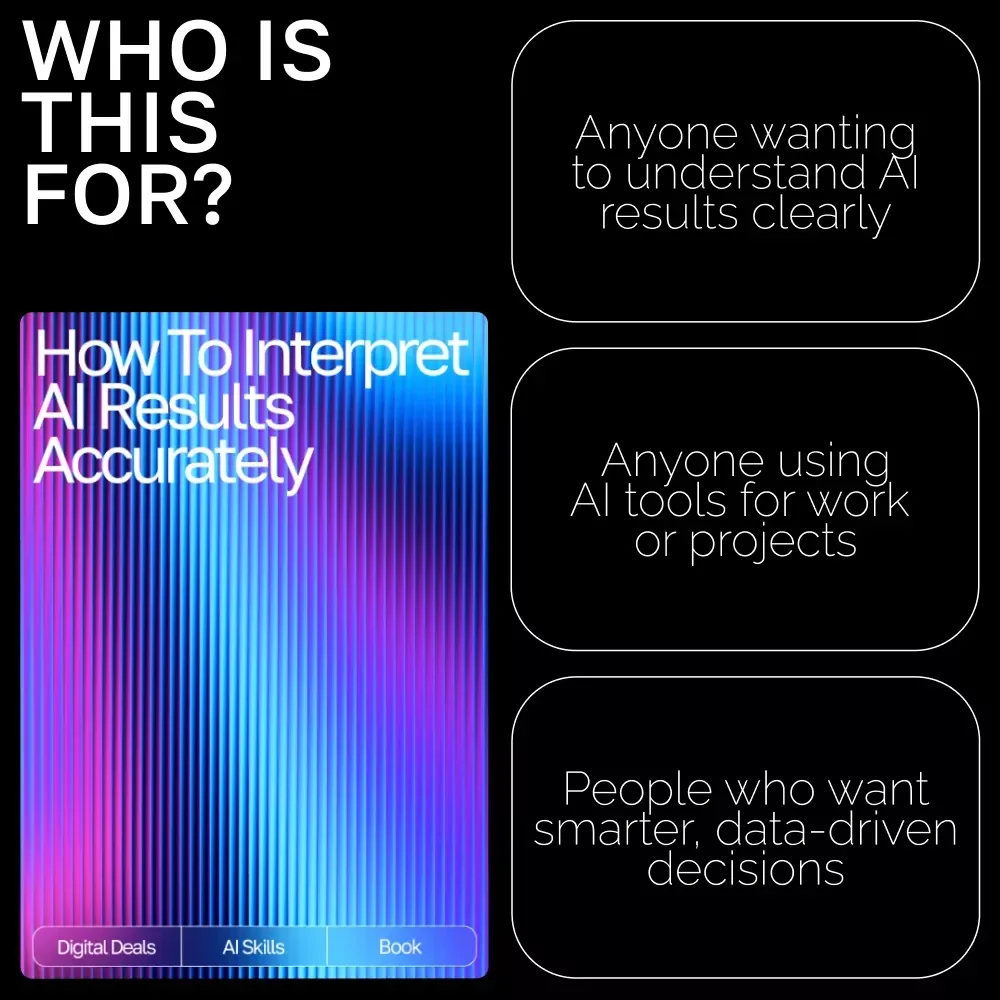 How to Interpret AI Results Accurately Ebook | Expert Guide for Reading AI Outputs | Digital Download for Data-Driven Decision Makers | AI Interpretation Workbook