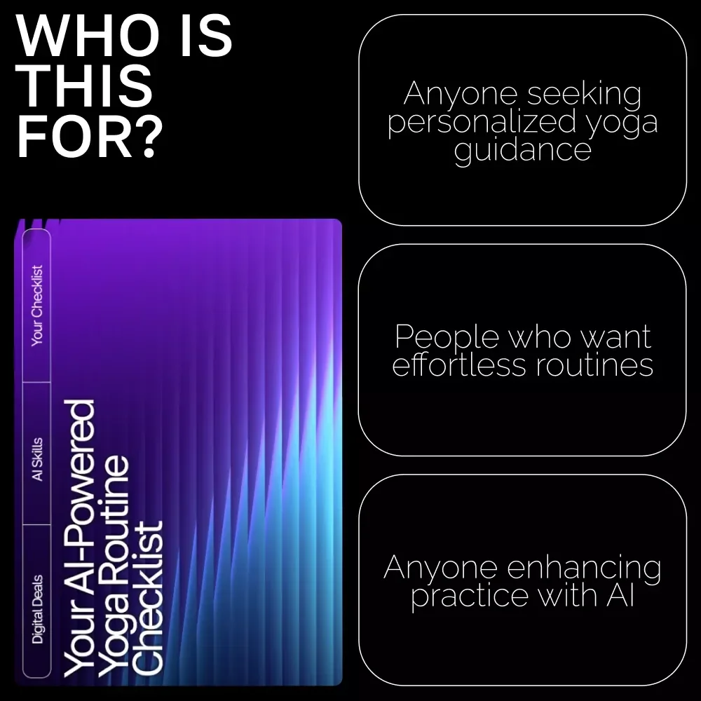 Your AI-Powered Yoga Routine Checklist | Digital Download for Custom Flows, ai ideas for yoga routines, Guided Sequencing, Meditation & Mindful Movement