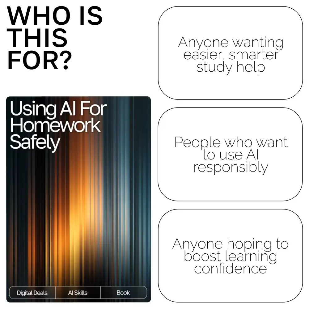 Using AI for Homework Safely – Digital Download Guide for Students, AI Study Help, Homework Support eBook, Academic Success Toolkit