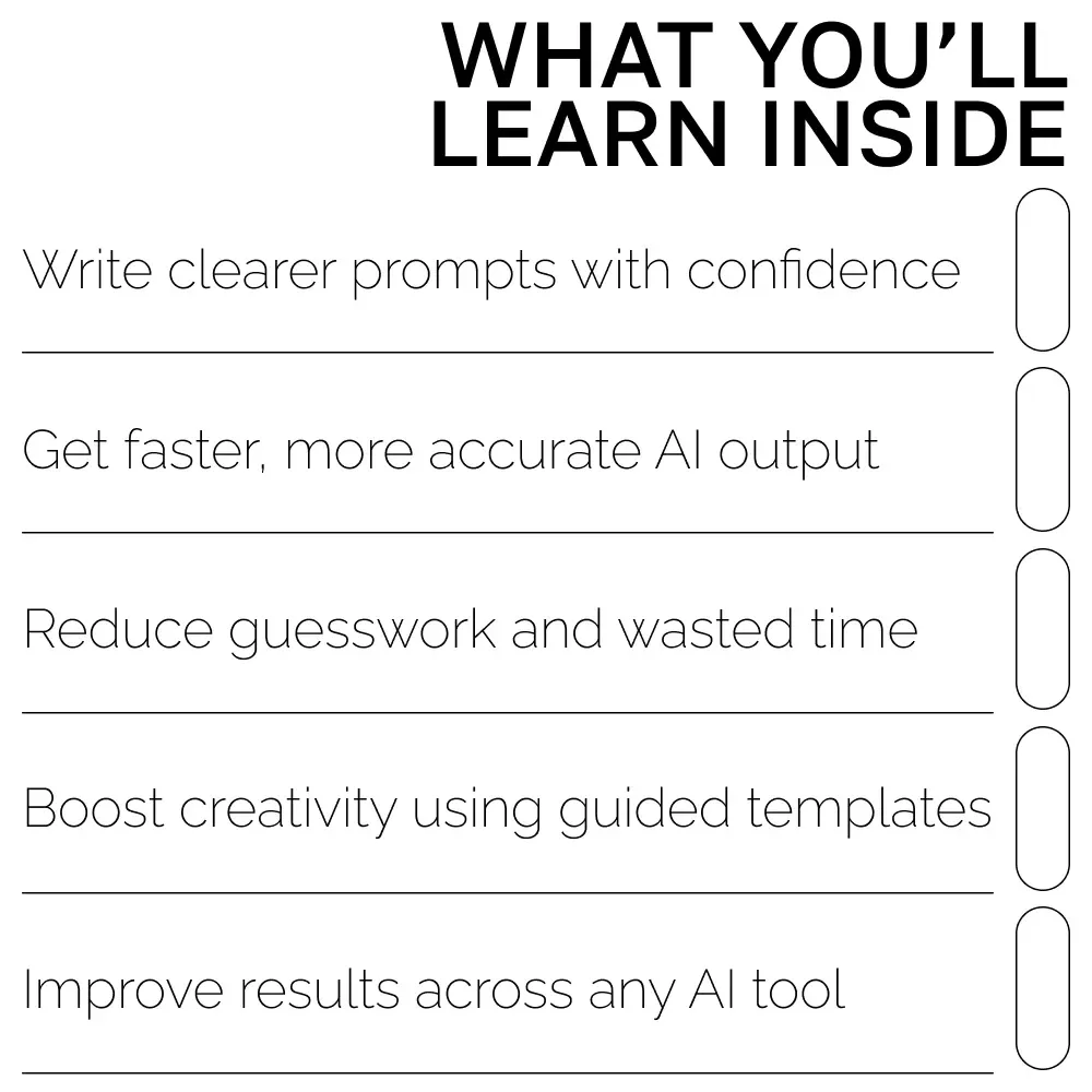 Crafting Questions AI Can Actually Work With | Prompt Engineering Guide | AI Prompt Templates | Digital Download eBook for Better ChatGPT Results