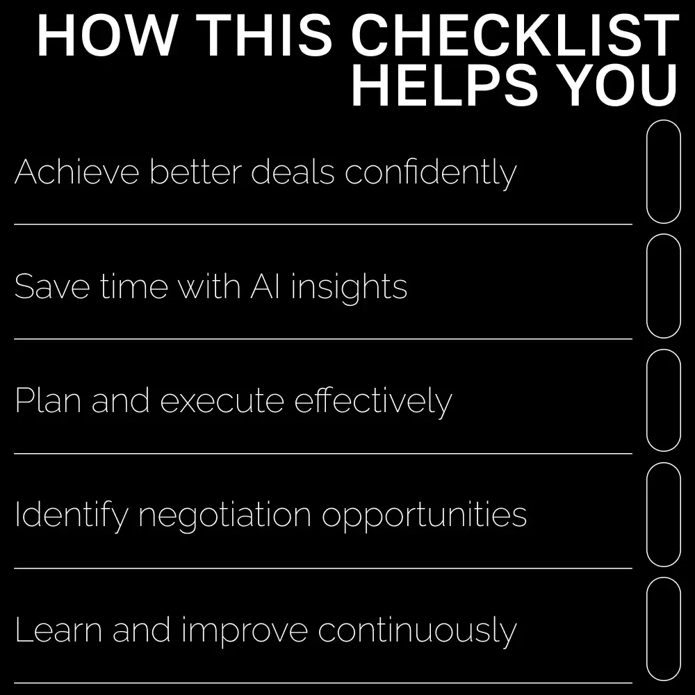 Master Negotiations with AI – Digital Guide, eBook & Checklist for Entrepreneurs, Sales, and Business Professionals