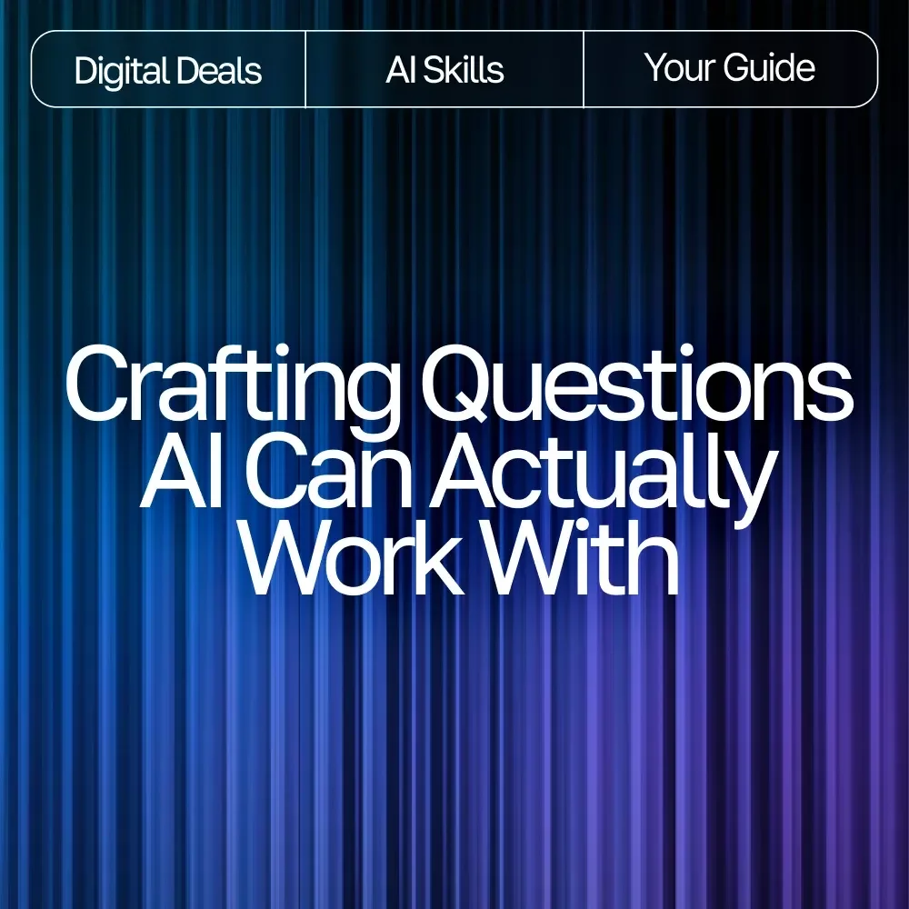 Crafting Questions AI Can Actually Work With | Prompt Engineering Guide | AI Prompt Templates | Digital Download eBook for Better ChatGPT Results