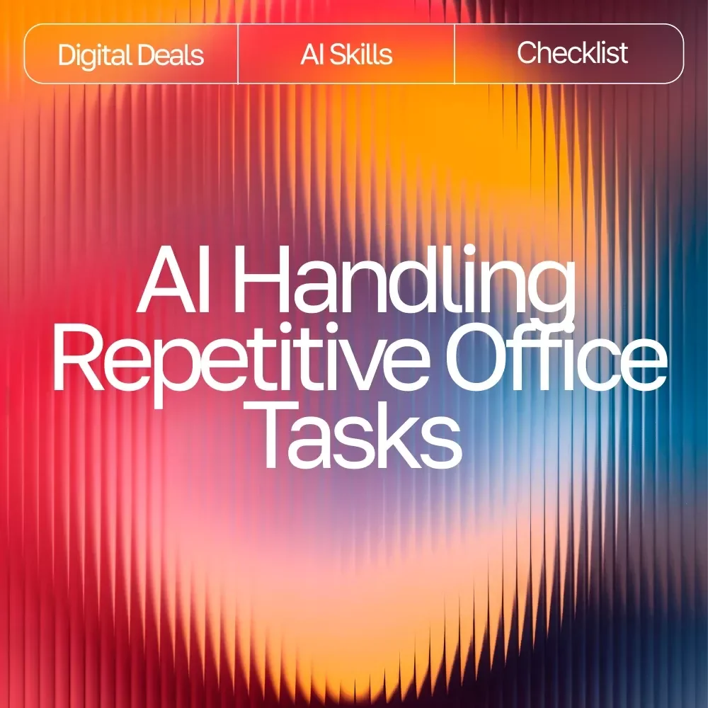 AI Handling Repetitive Office Tasks | Digital Checklist for Productivity | AI Help for Repetitive Office Tasks