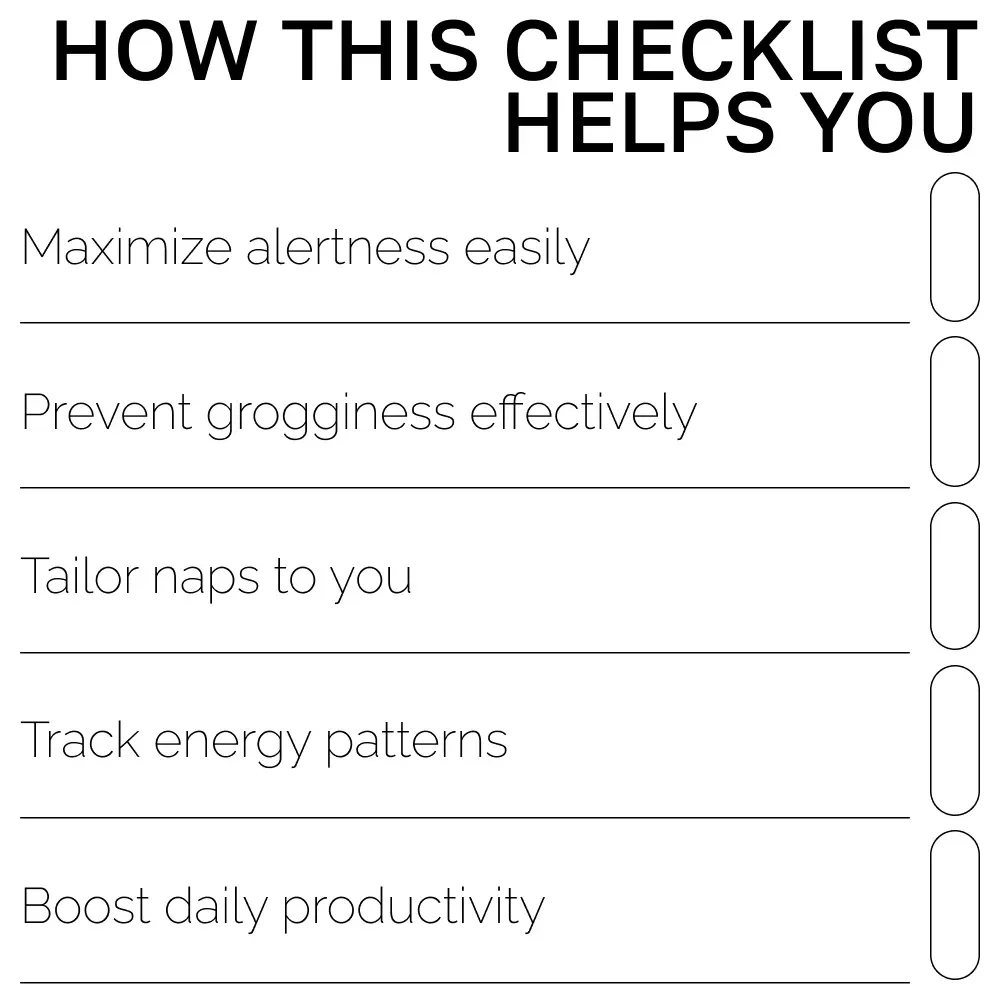 Using AI to Optimize Your Naps and Energy – Ultimate Checklist with AI Tracker for Naps and Energy
