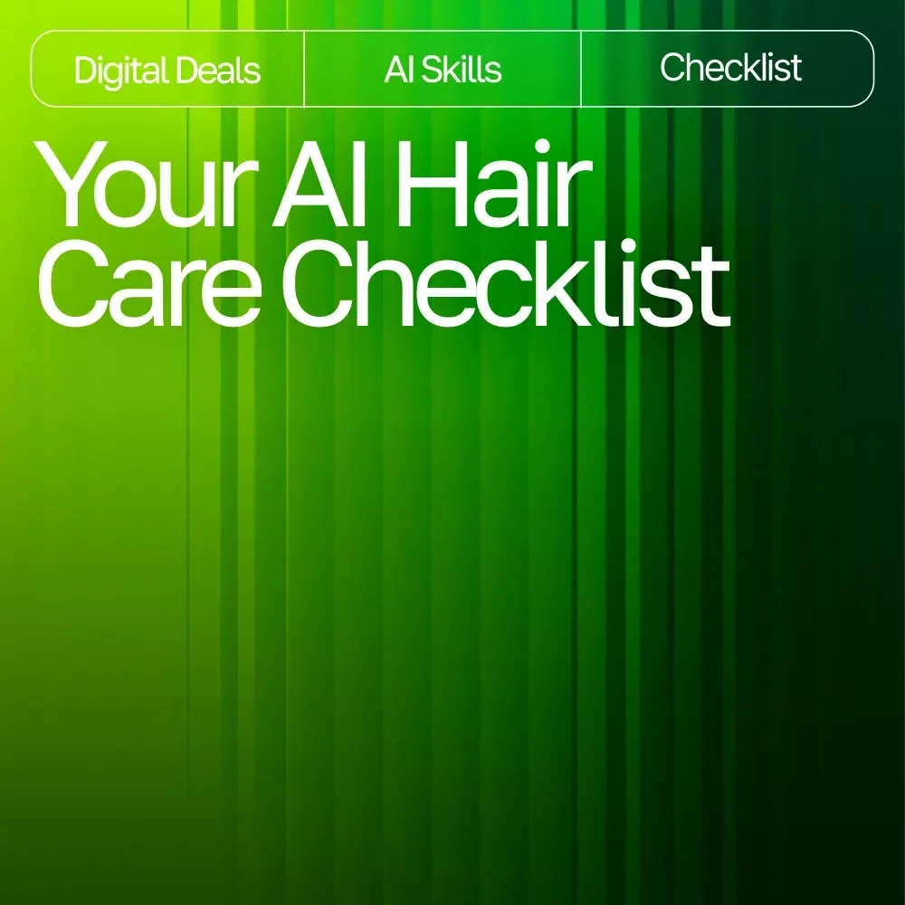 Your AI Hair Care Checklist | Digital Hair Routine Tracker, AI Hair Analysis Guide, Hair Care Planner, Scalp Health Journal, Printable & Digital Download