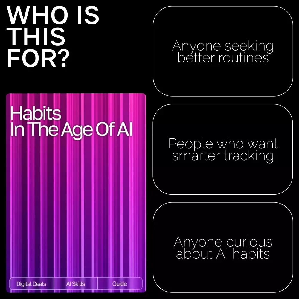 Habits in the Age of AI: Ultimate Guide & AI Tool for Habit Tracking eBook, Checklist, and Smart Habit System
