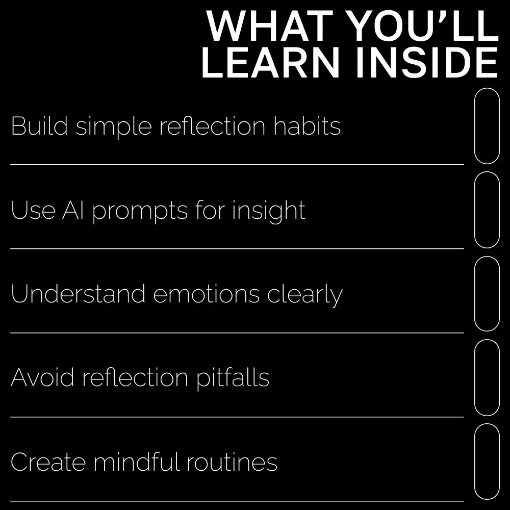 Quiet Clarity | Digital Guide for Mindfulness and Self-Discovery with AI | Learn How to Use AI Prompts for Personal Reflection and Build a Lifelong Habit of Inner Awareness