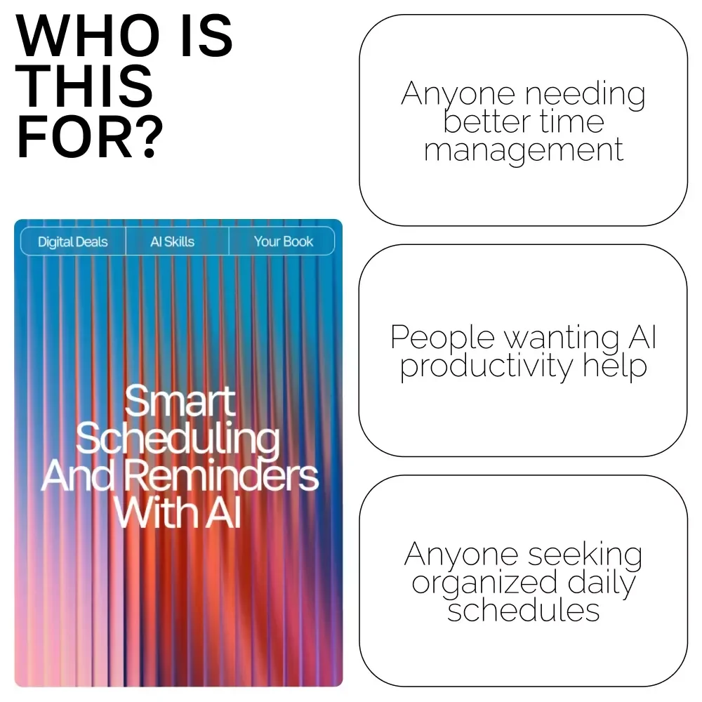 Smart Scheduling and Reminders with AI: The Ultimate AI Help for Scheduling and Reminders eBook for Boosting Productivity and Time Management