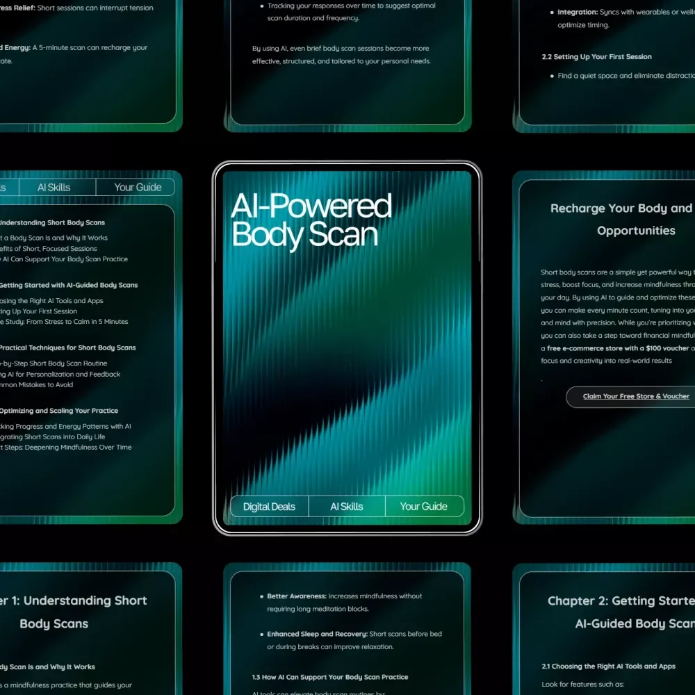 AI-Powered Body Scan: Guide to Short Body Scan Routines with AI for Mindfulness, Stress Relief & Daily Energy Optimization