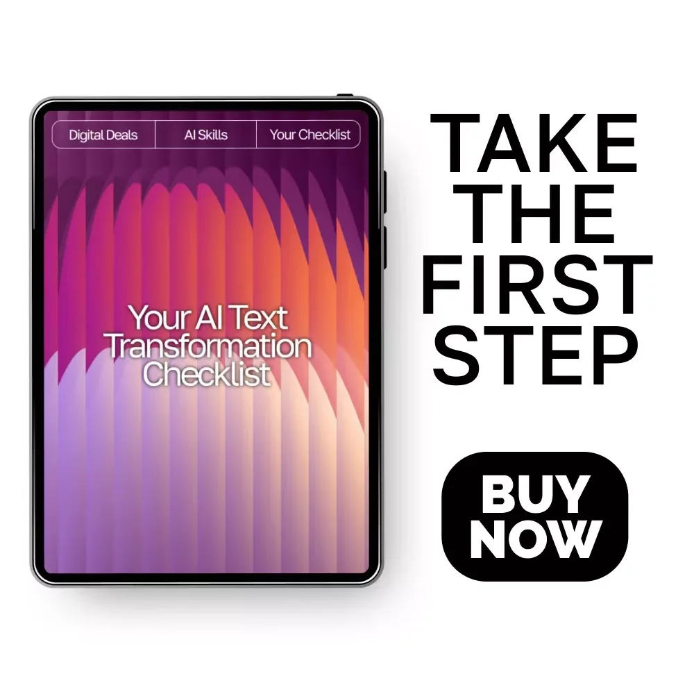 Your AI Text Transformation Checklist | Editable Digital Download for Writers, Marketers & Creators | ai prompts for rewriting text clearly | Instant PDF Checklist