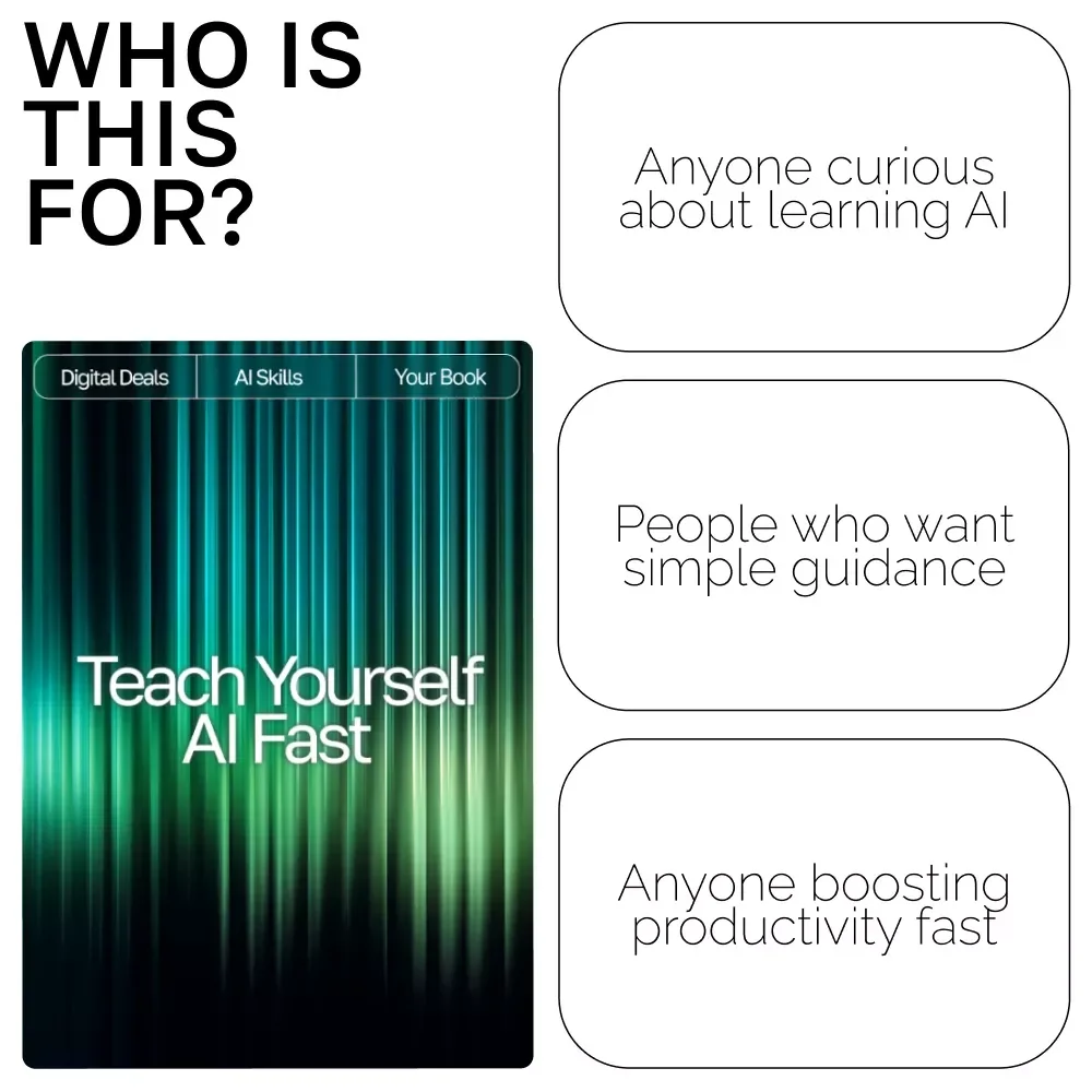 Teach Yourself AI Fast | Beginner-Friendly Ebook for How to Teach Yourself AI Basics Fast | AI Starter Guide, Prompting, Tools & Mini Projects