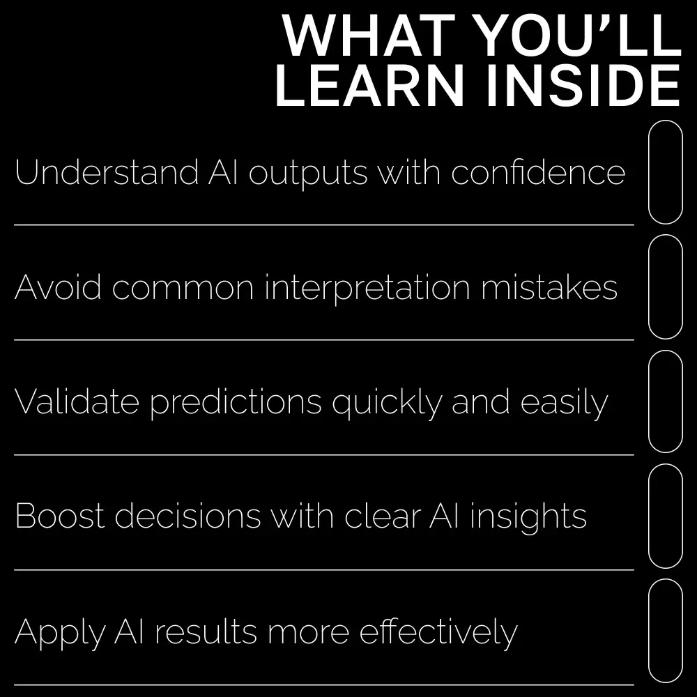 How to Interpret AI Results Accurately Ebook | Expert Guide for Reading AI Outputs | Digital Download for Data-Driven Decision Makers | AI Interpretation Workbook