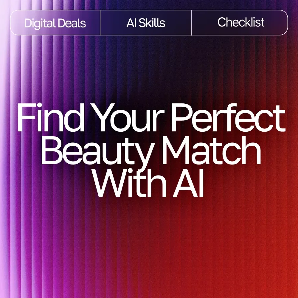 Find Your Perfect Beauty Match with AI – Ultimate Printable Checklist for Smarter Skincare Shopping | ai help for finding best beauty products | Digital Download Guide