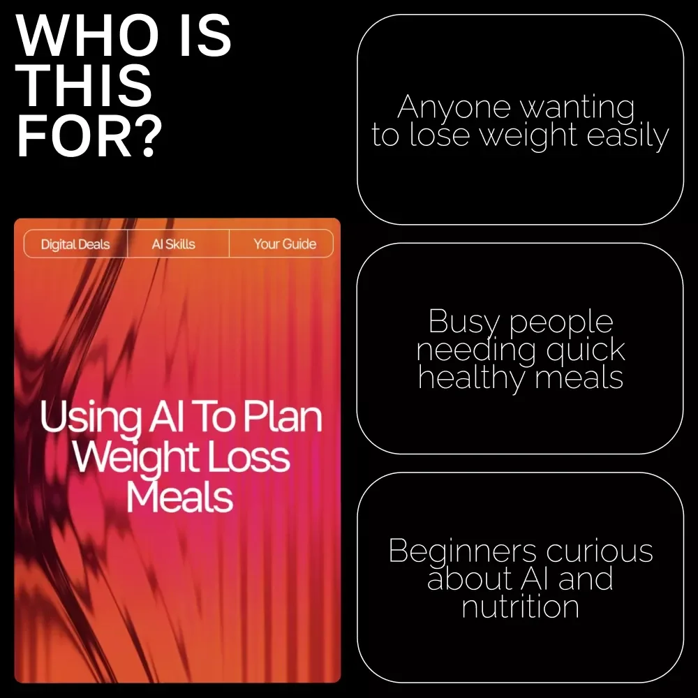 Using AI to Plan Weight Loss Meals | Digital Guide for Smarter Nutrition, Personalized Diet Planning & Healthy Eating with Artificial Intelligence