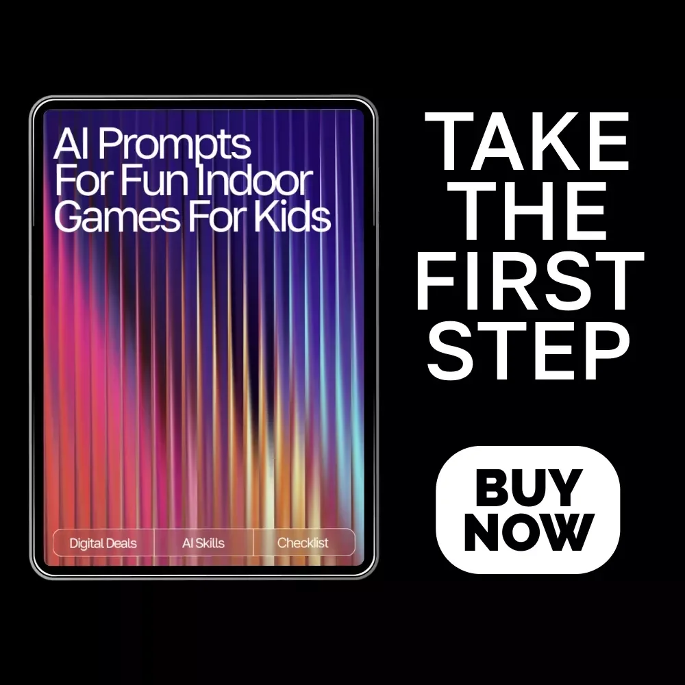 AI Prompts for Fun Indoor Games for Kids | Creative Family Activities | Digital Checklist with AI Prompts for Fun Indoor Games for Kids
