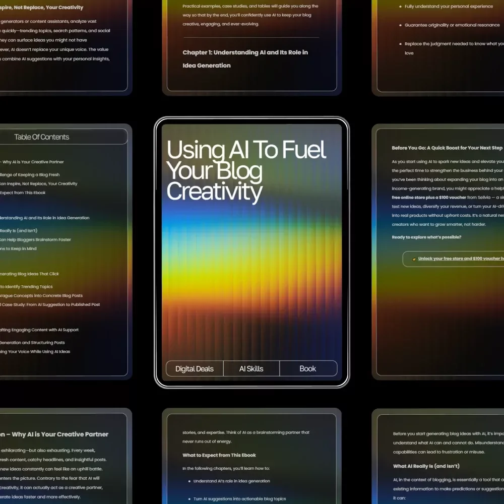 Using AI to Fuel Your Blog Creativity: A Complete eBook Guide on How to Use AI to Generate Ideas for Your Blog