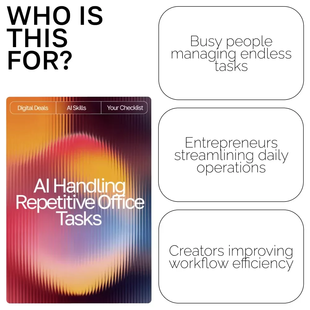 AI Handling Repetitive Office Tasks | Digital Checklist for Productivity | AI Help for Repetitive Office Tasks