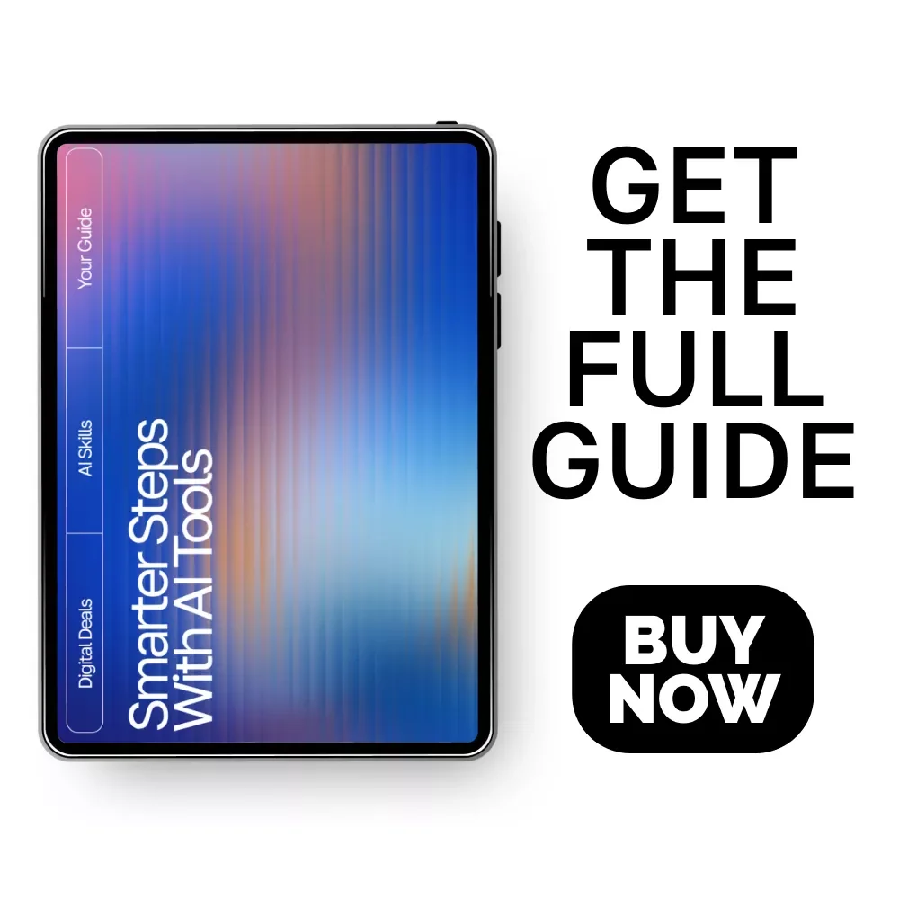 Smarter Steps with AI Tools — AI Guide eBook, Prompt Writing Checklist, Beginner-Friendly AI Tips, Digital Download for Smarter AI Use
